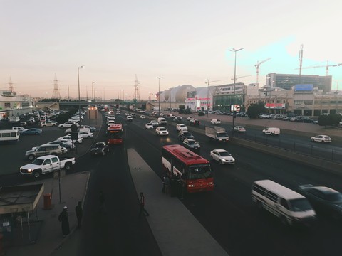 Road to Kuwait City.