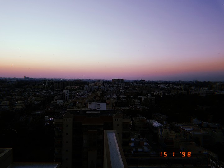 A sunset here, is a sunrise on the other end of the world!
