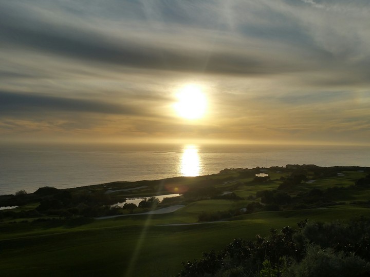 Overlooking Trump Golf course
