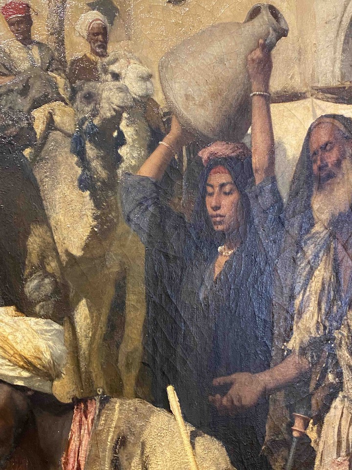 Scene in Market in Cairo