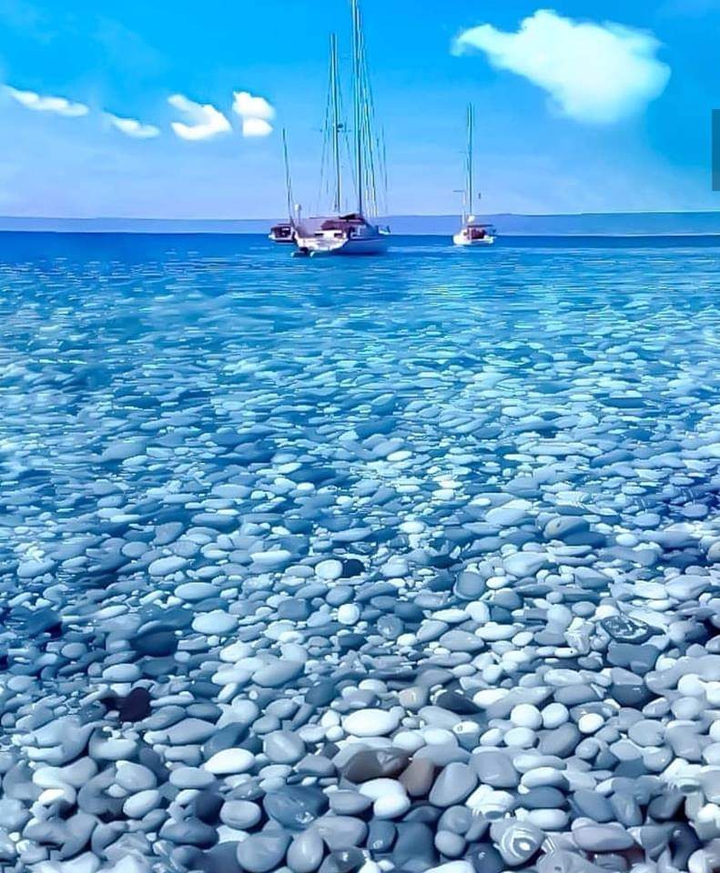 Clear waters in Greece