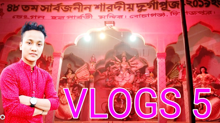 Shardi Durga Puja lighting| Dinajpur | SUMON RAY | Vlog 5 |