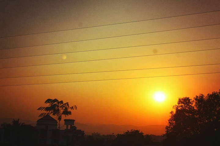 sunset nature