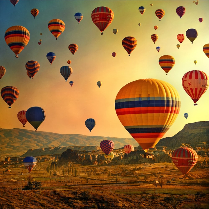 hot air balloon ride