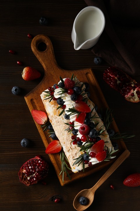 шпалери cake, berry