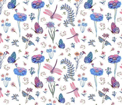 summer floral garden