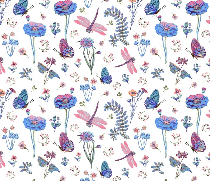 summer floral garden