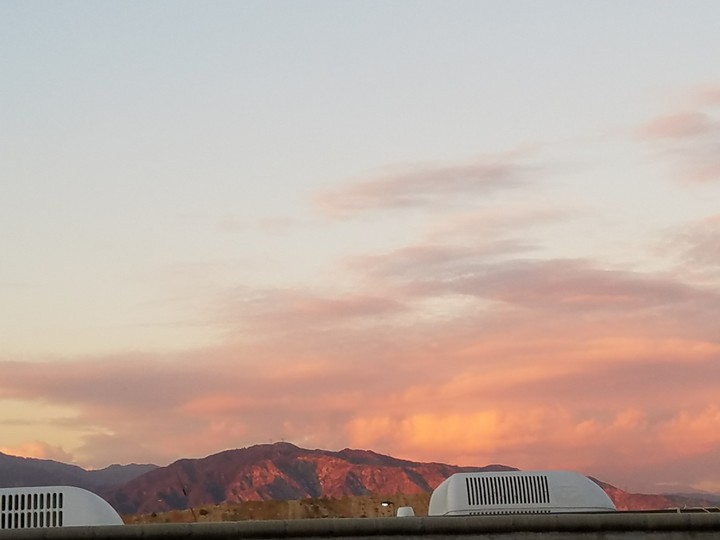 atardecer en el sur de California