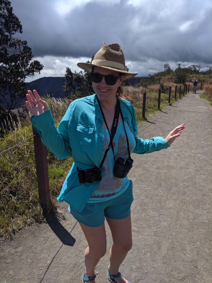 Stacy B in Kilauea