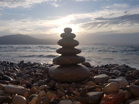 shore, calm桌布