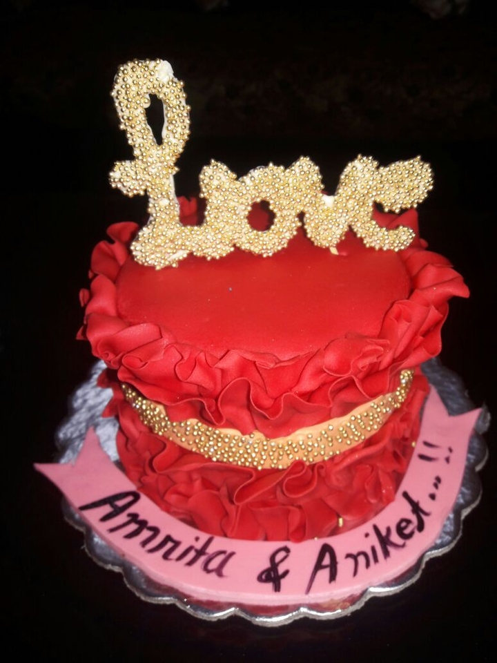 anniversary cake#love#just love#