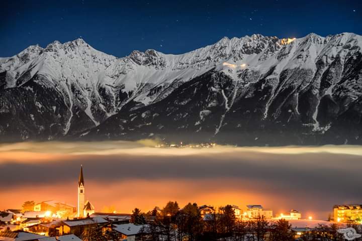 Innsbruck at the night