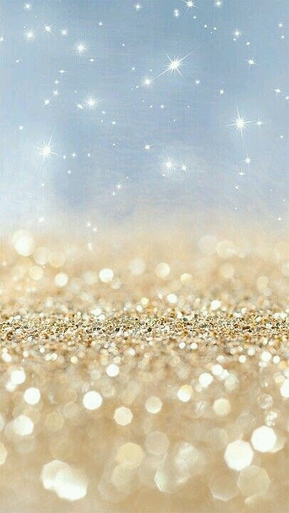 blue and gold glitter