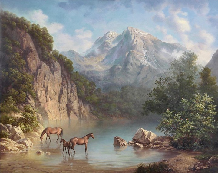 Landscape - painting