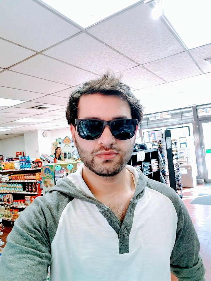was just trying out some glasses