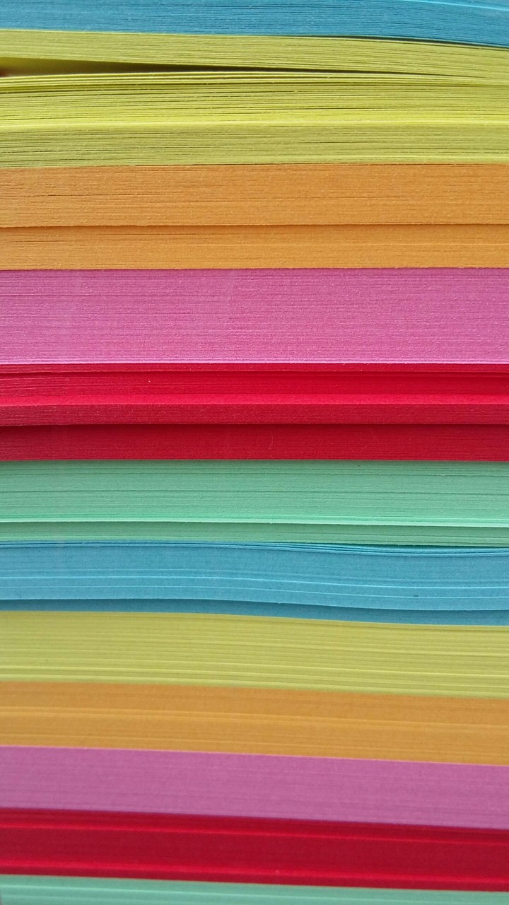 colourful sticky notes