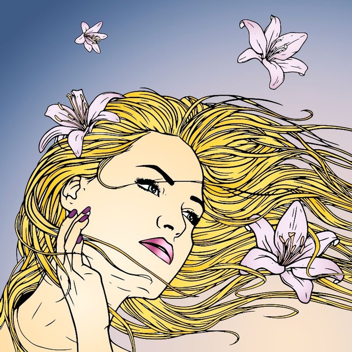 blond girl