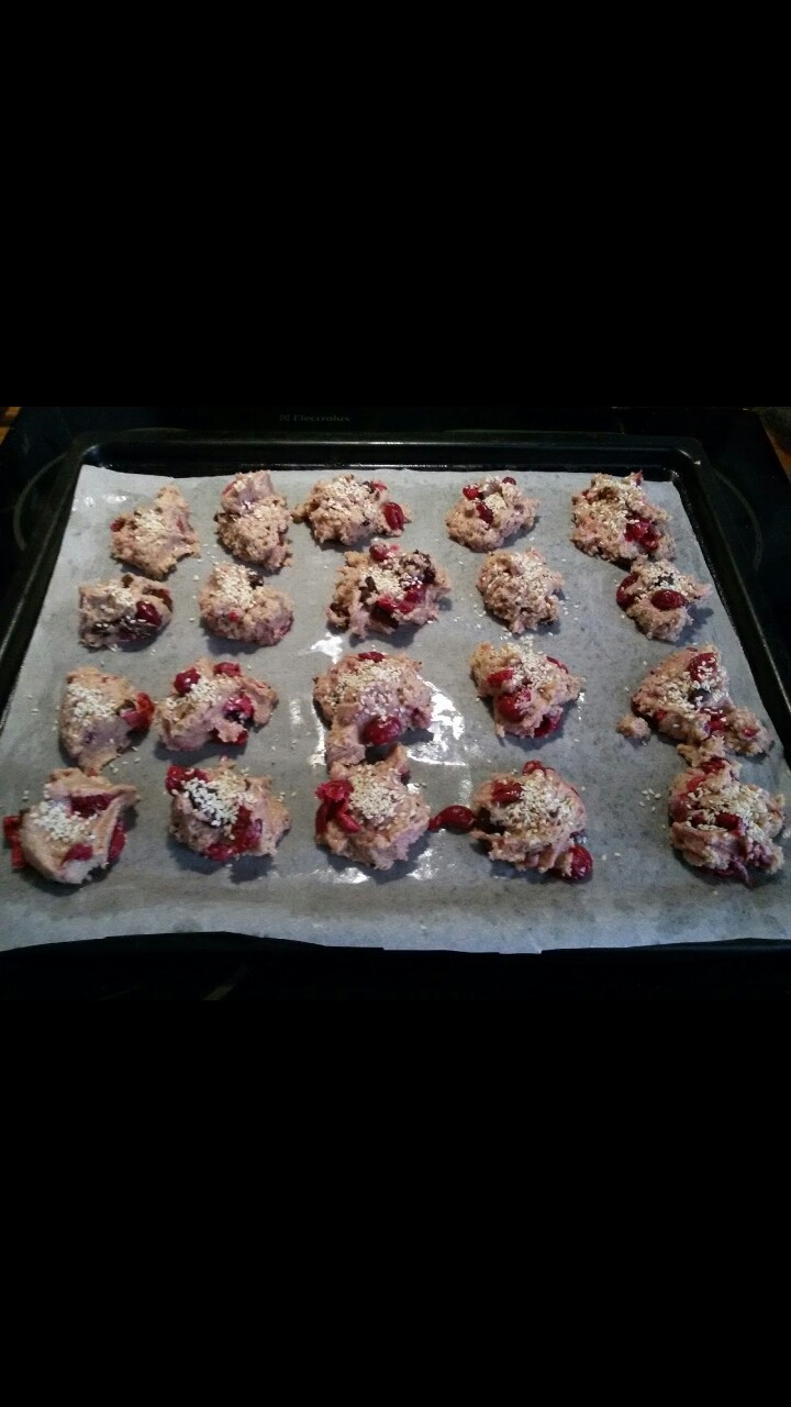 Овсяное печенье с повидлом