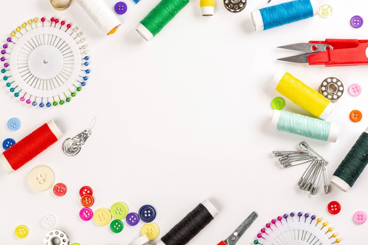 Scissors, Threads, Buttons