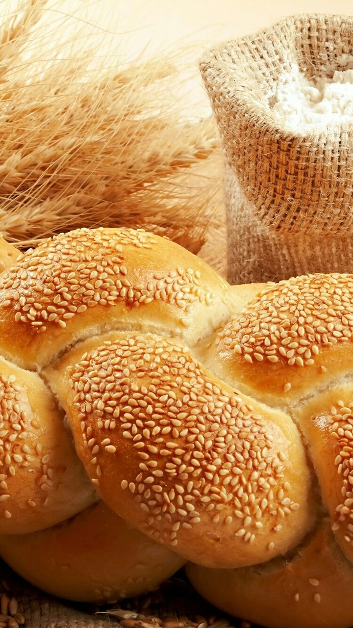 Pães com gergelim