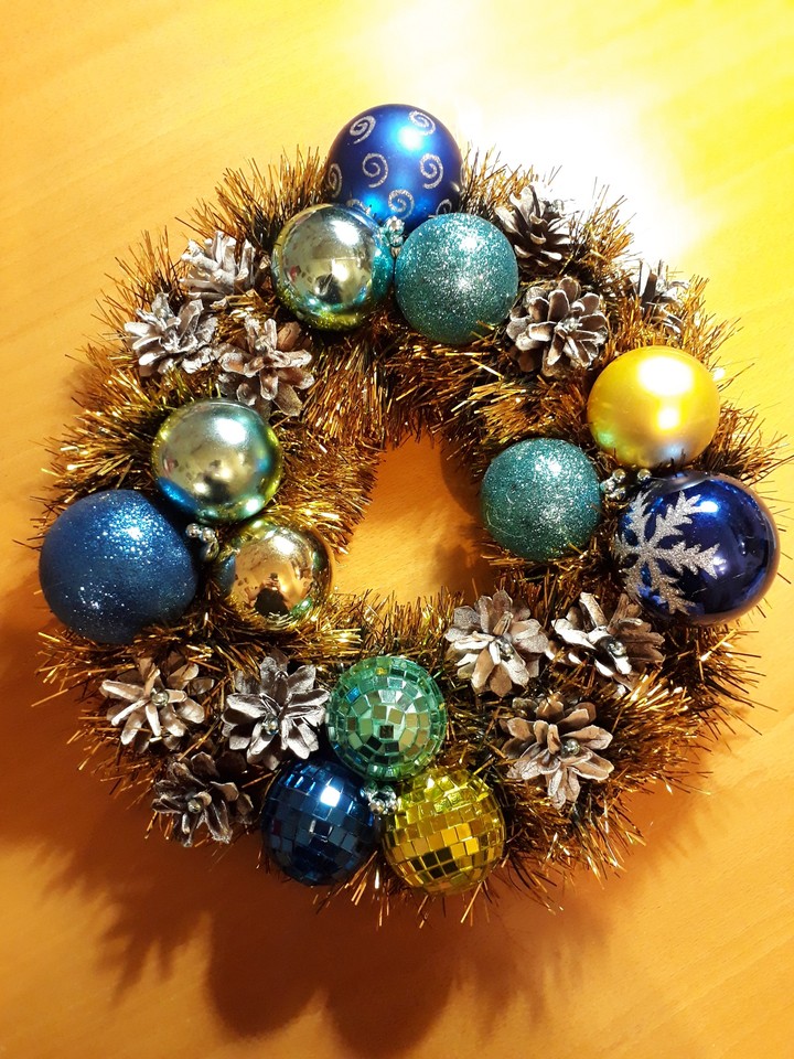 Handmade Christmas wreath