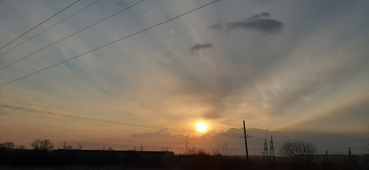 небо