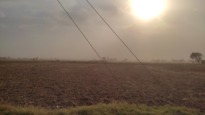 village Life sun sets