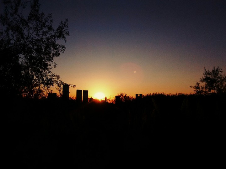 atardecer