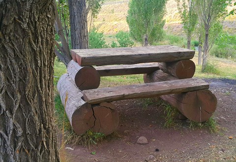 only a bench? no, of course..