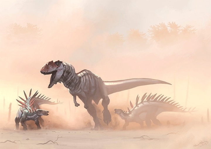 dino war art