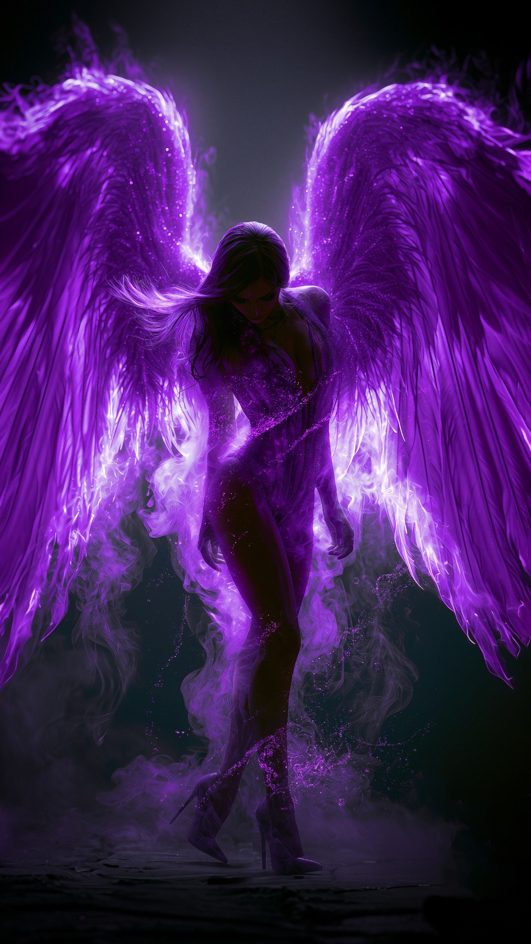 тапети purple, annimation