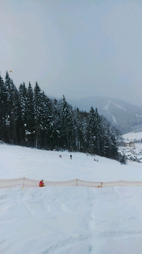 skiing