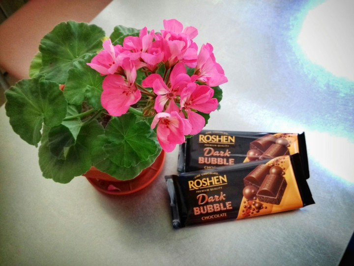 Chocolate and flowers