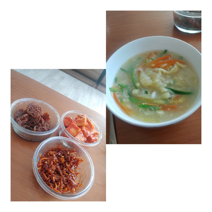 감자수제비