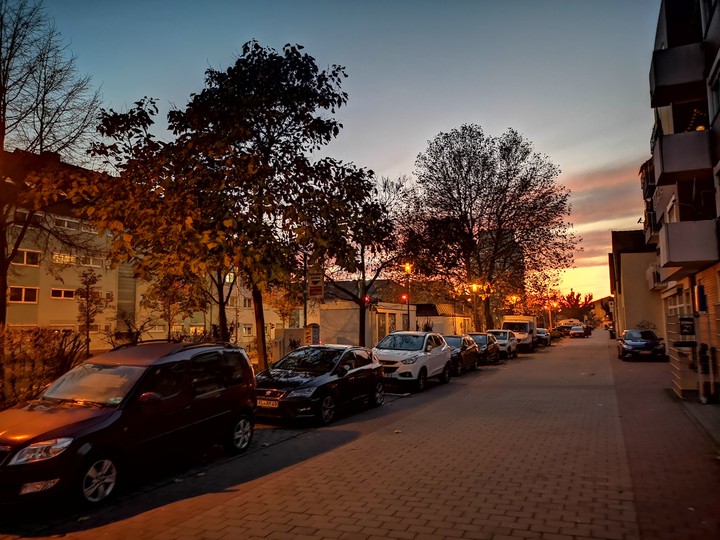 sunset in the City