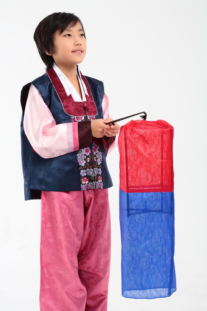 Family in Korean Dress