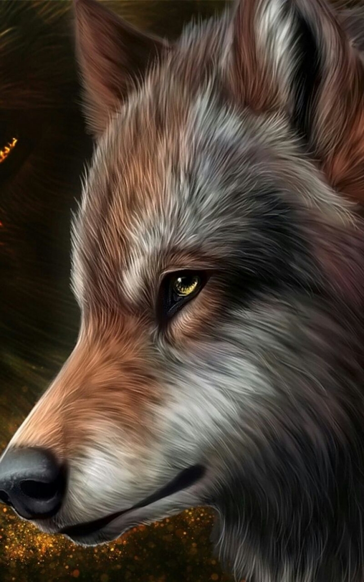 Wolf art