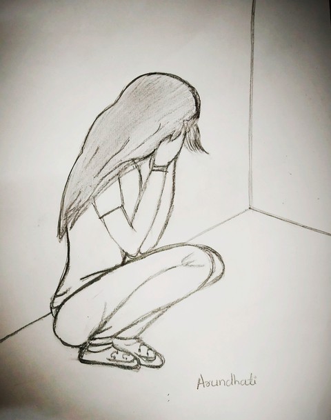 sad sketch
