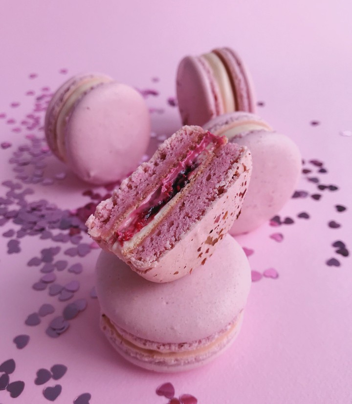 pink burgers