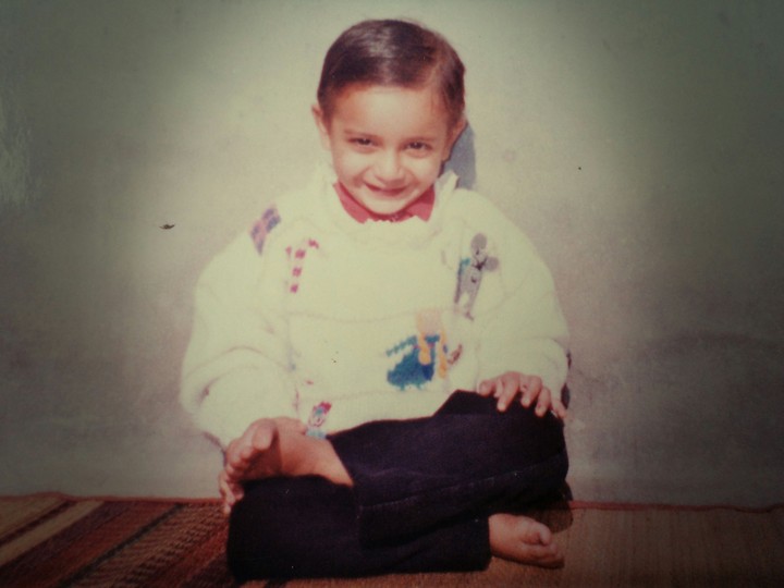 cute smile in my childhood