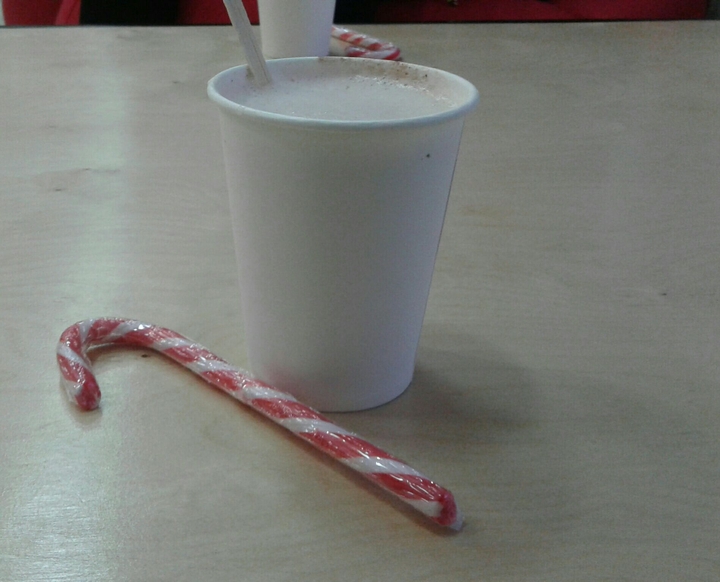 Candy with a cocoa