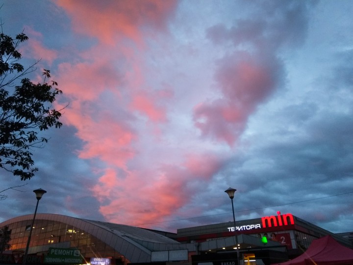 Sunset in Kyiv