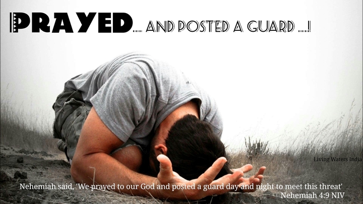 pray and post a guard