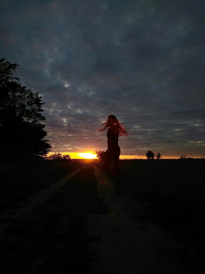 the sunset