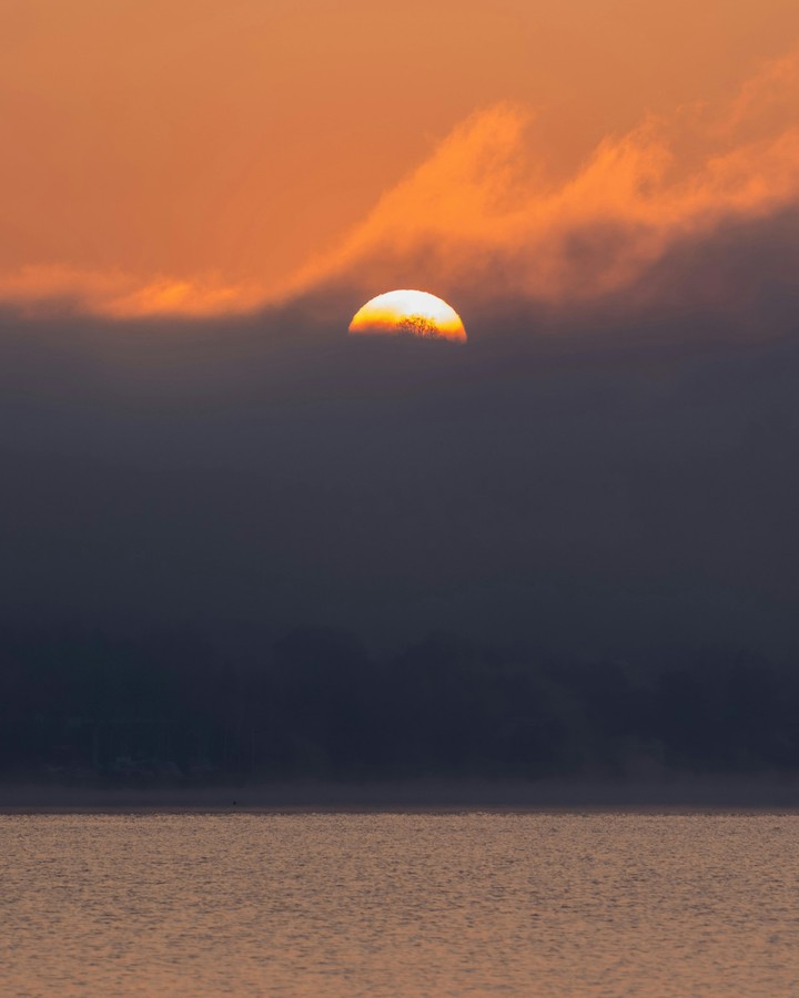 fonds d'écran Orange, horizon