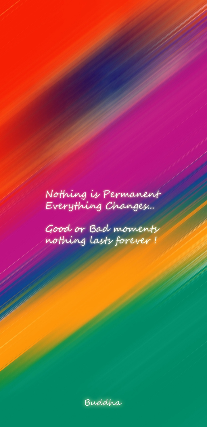 Everything changes