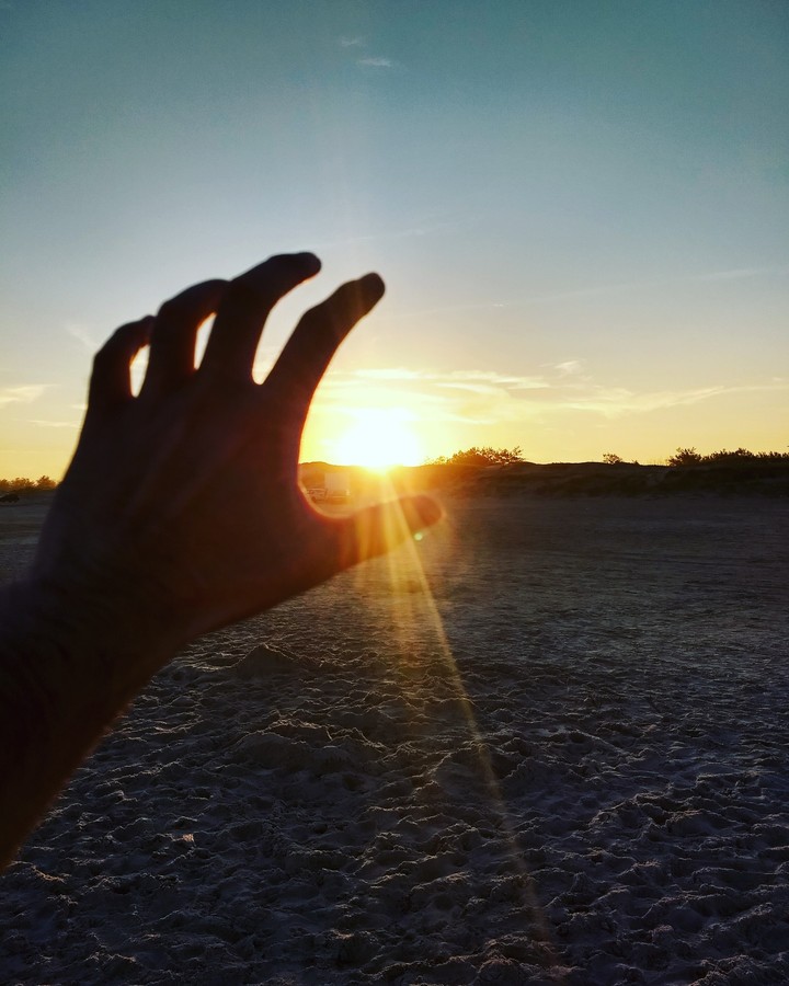 Um entardecer lindo!