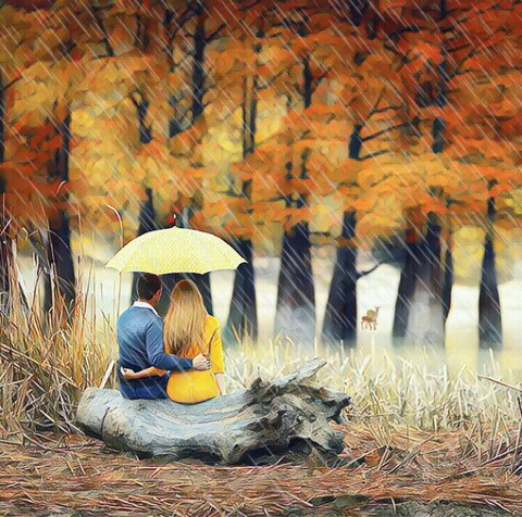 Painting, landscape वॉलपेपर