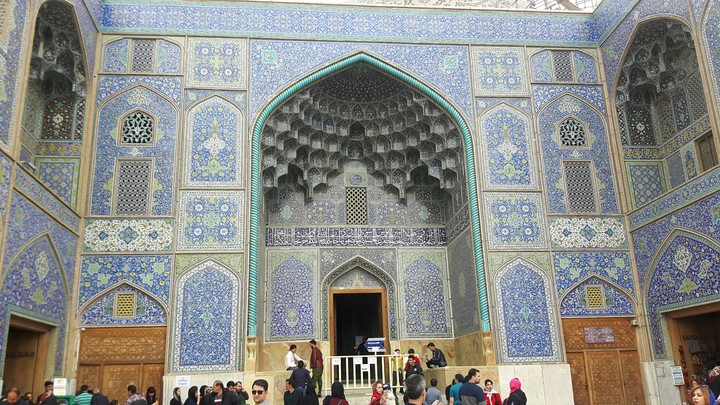 ورودی مسجد شیخ لطف الله .اصفهان