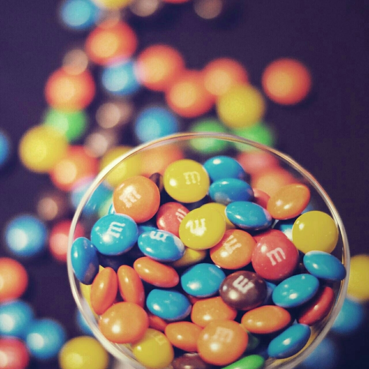 Cup of M&Ms